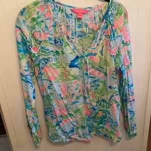 EUC Lilly Pulitzer Willa top